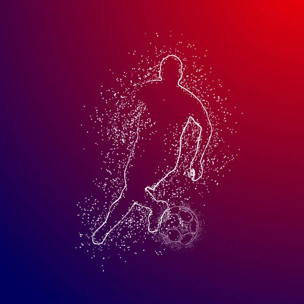 futbol logosu tasarım vektörü 