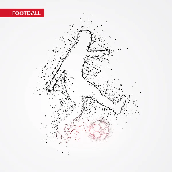 Football Logo Design Vector — Stock Vector