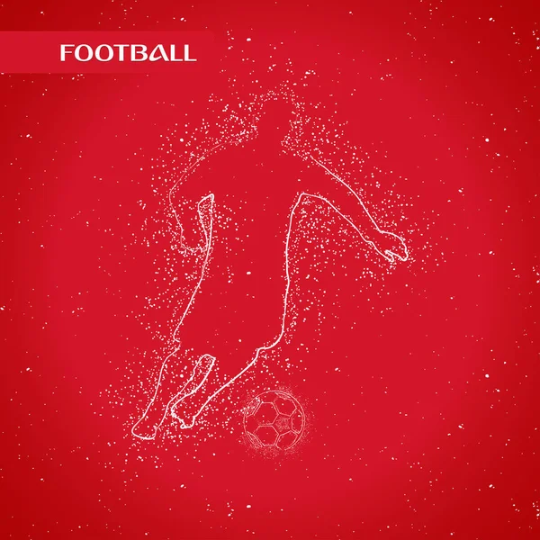 futbol logosu tasarım vektörü