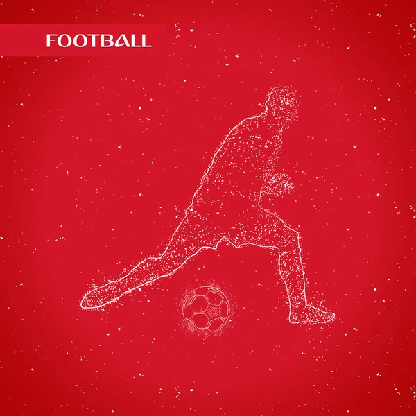 futbol logosu tasarım vektörü