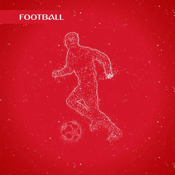 futbol logosu tasarım vektörü 