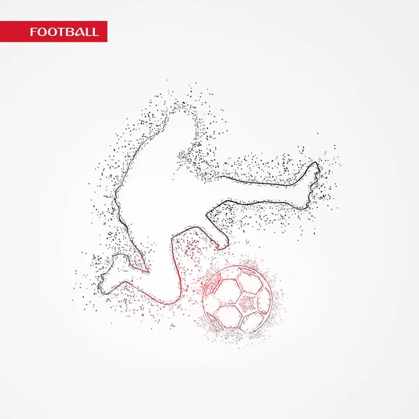 futbol logosu tasarım vektörü 