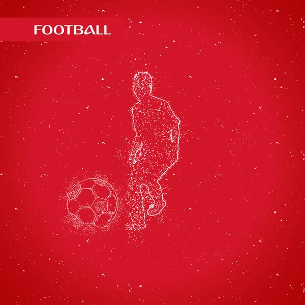 futbol logosu tasarım vektörü 