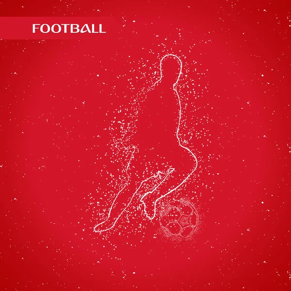 futbol logosu tasarım vektörü