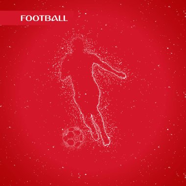 futbol logosu tasarım vektörü