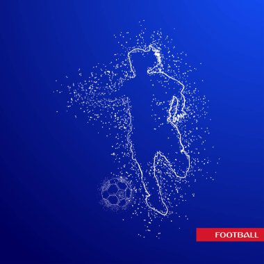 futbol logosu tasarım vektörü 