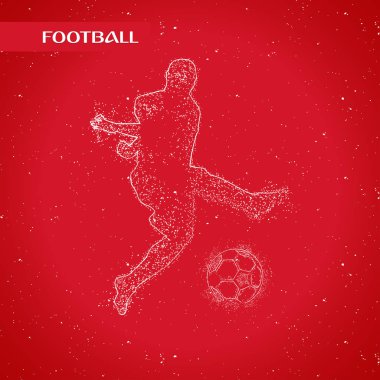 futbol logosu tasarım vektörü