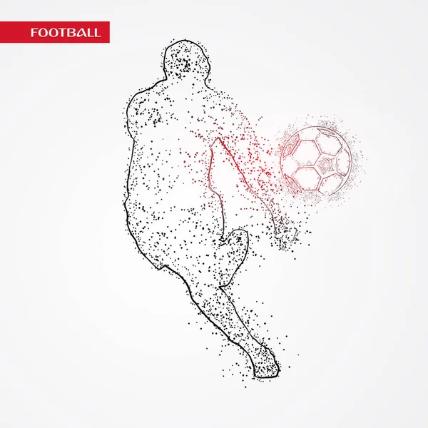 futbol logosu tasarım vektörü