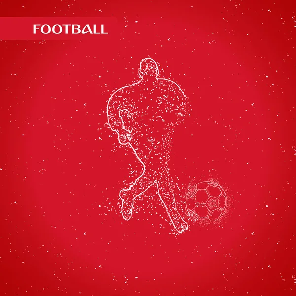 futbol logosu tasarım vektörü