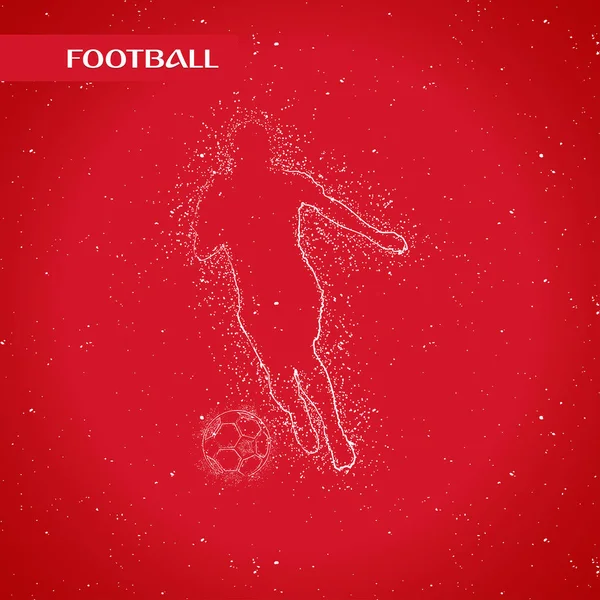 futbol logosu tasarım vektörü