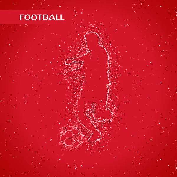 futbol logosu tasarım vektörü