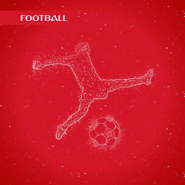 futbol logosu tasarım vektörü 