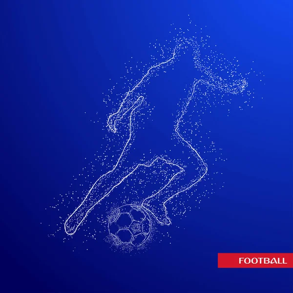 futbol logosu tasarım vektörü 