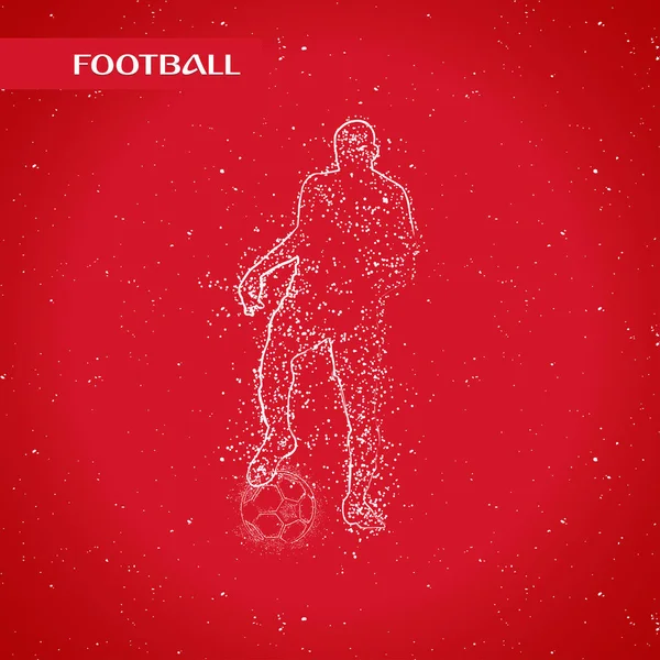 futbol logosu tasarım vektörü 