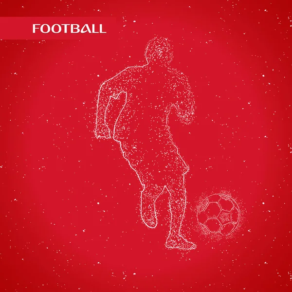 futbol logosu tasarım vektörü