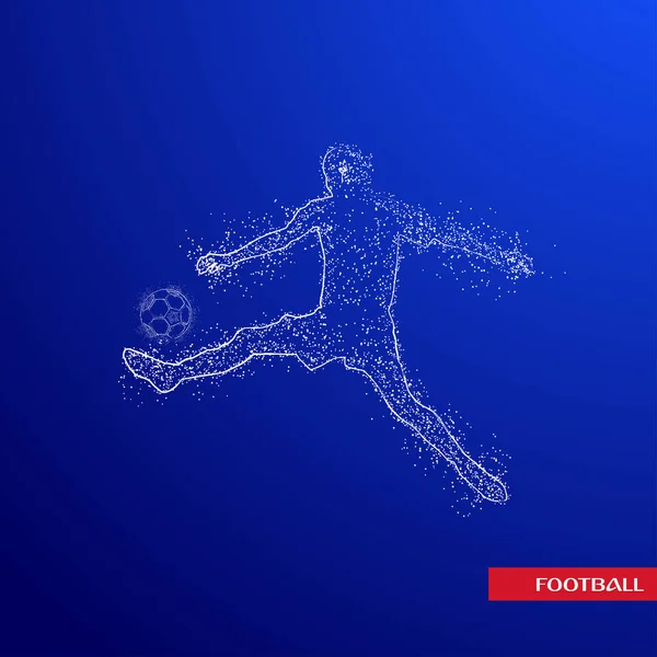 futbol logosu tasarım vektörü