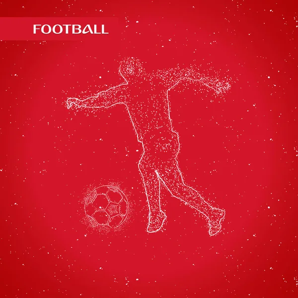 futbol logosu tasarım vektörü