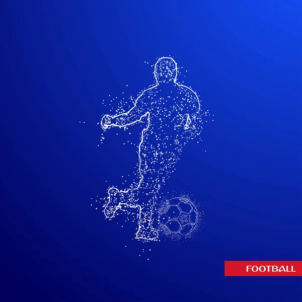 futbol logosu tasarım vektörü
