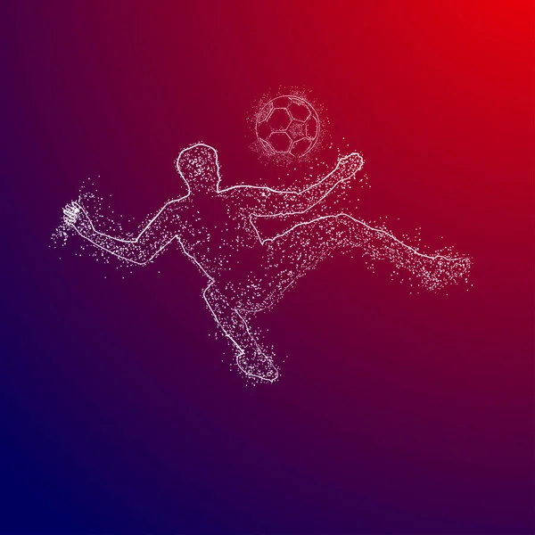 Logo Football Design Vecteur — Image vectorielle