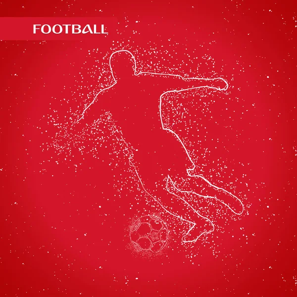 futbol logosu tasarım vektörü