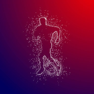 futbol logosu tasarım vektörü 