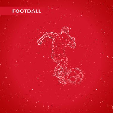 futbol logosu tasarım vektörü 