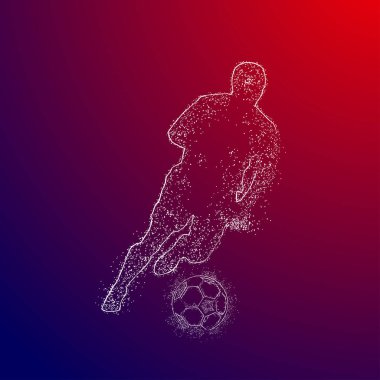 futbol logosu tasarım vektörü