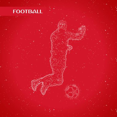 futbol logosu tasarım vektörü 