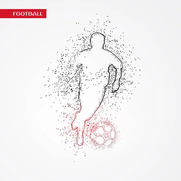 futbol logosu tasarım vektörü 