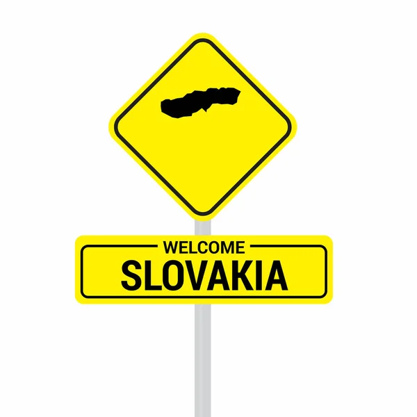슬로바키아 표지판 디자인 — 스톡 벡터