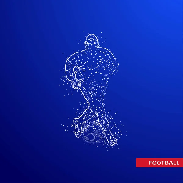 futbol logosu tasarım vektörü 