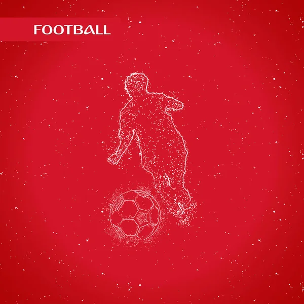 futbol logosu tasarım vektörü