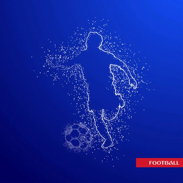 futbol logosu tasarım vektörü