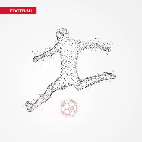 futbol logosu tasarım vektörü