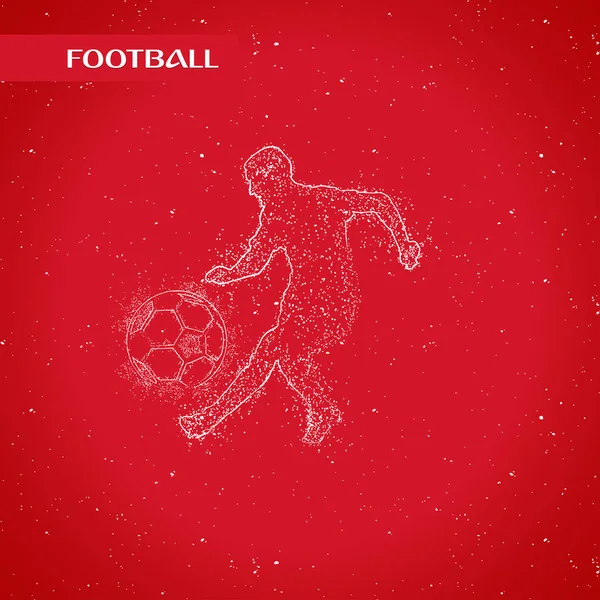 futbol logosu tasarım vektörü