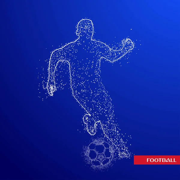 futbol logosu tasarım vektörü 