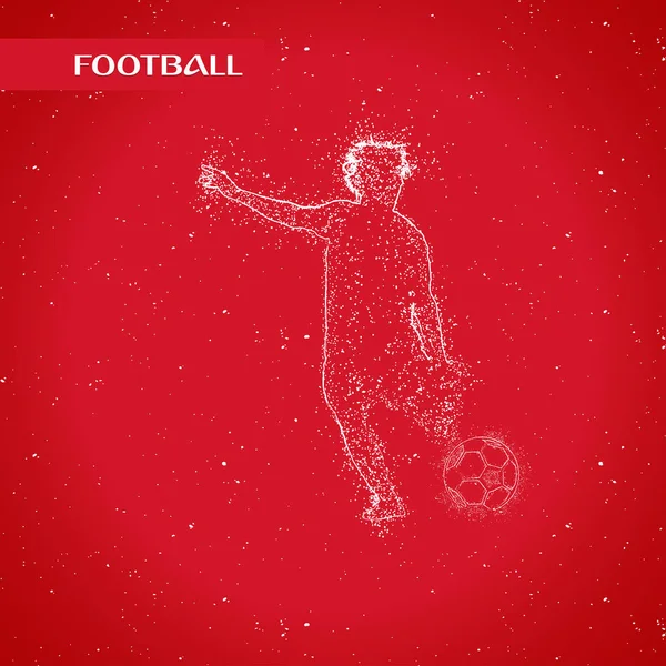 futbol logosu tasarım vektörü 