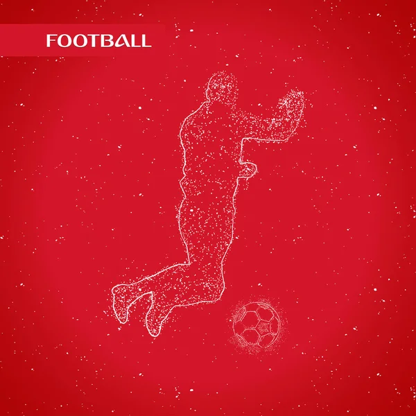 futbol logosu tasarım vektörü 