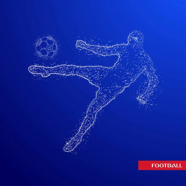 futbol logosu tasarım vektörü