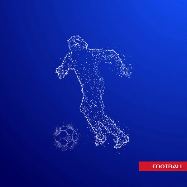 futbol logosu tasarım vektörü