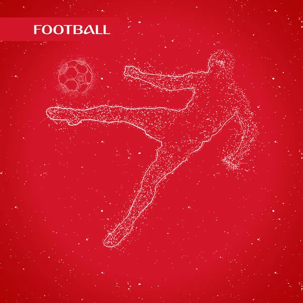 futbol logosu tasarım vektörü 