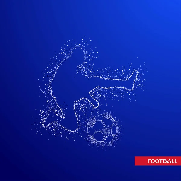 futbol logosu tasarım vektörü 