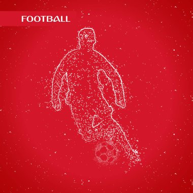 futbol logosu tasarım vektörü