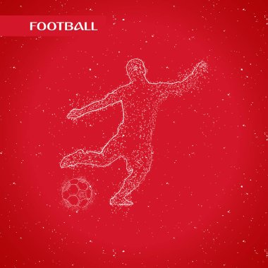 futbol logosu tasarım vektörü 