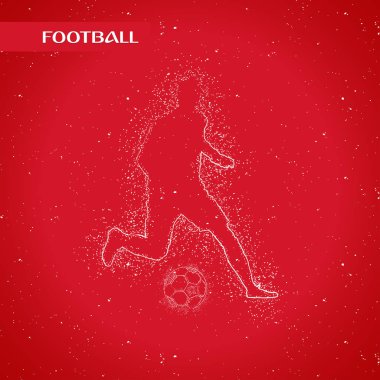 futbol logosu tasarım vektörü