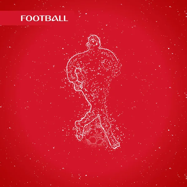 futbol logosu tasarım vektörü