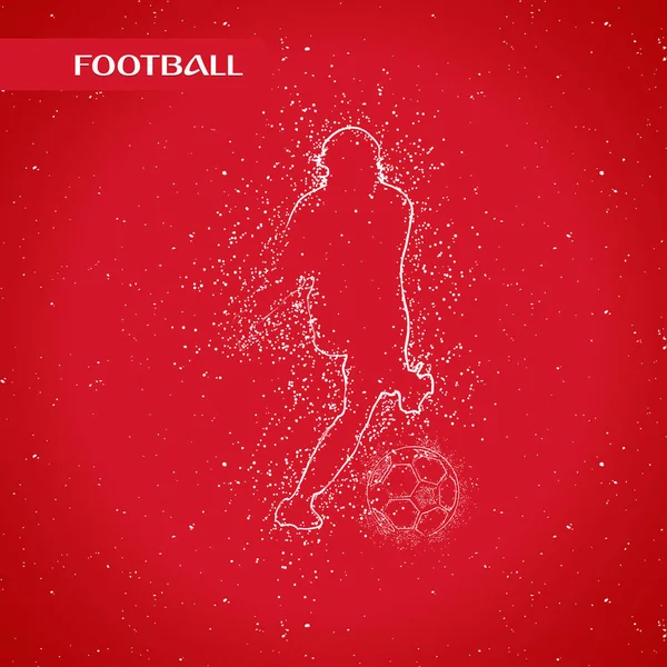 futbol logosu tasarım vektörü 