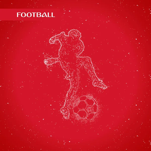 futbol logosu tasarım vektörü