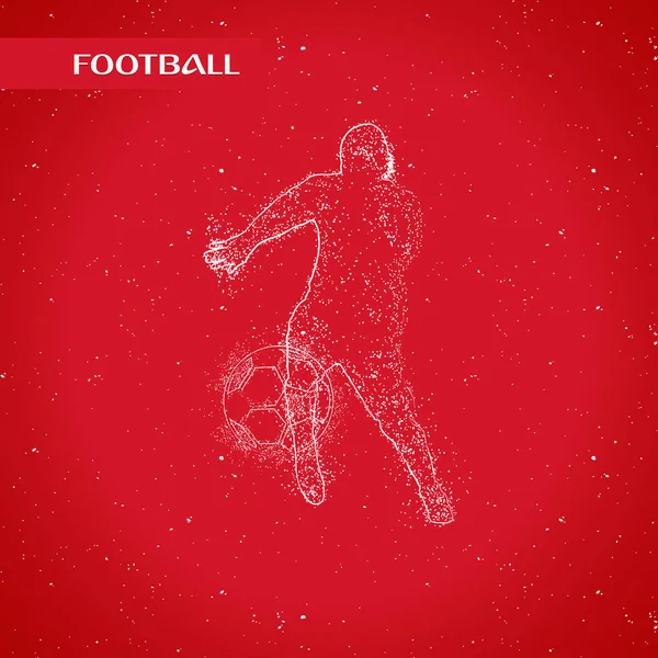 futbol logosu tasarım vektörü