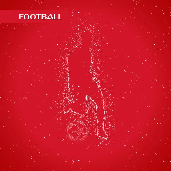 futbol logosu tasarım vektörü